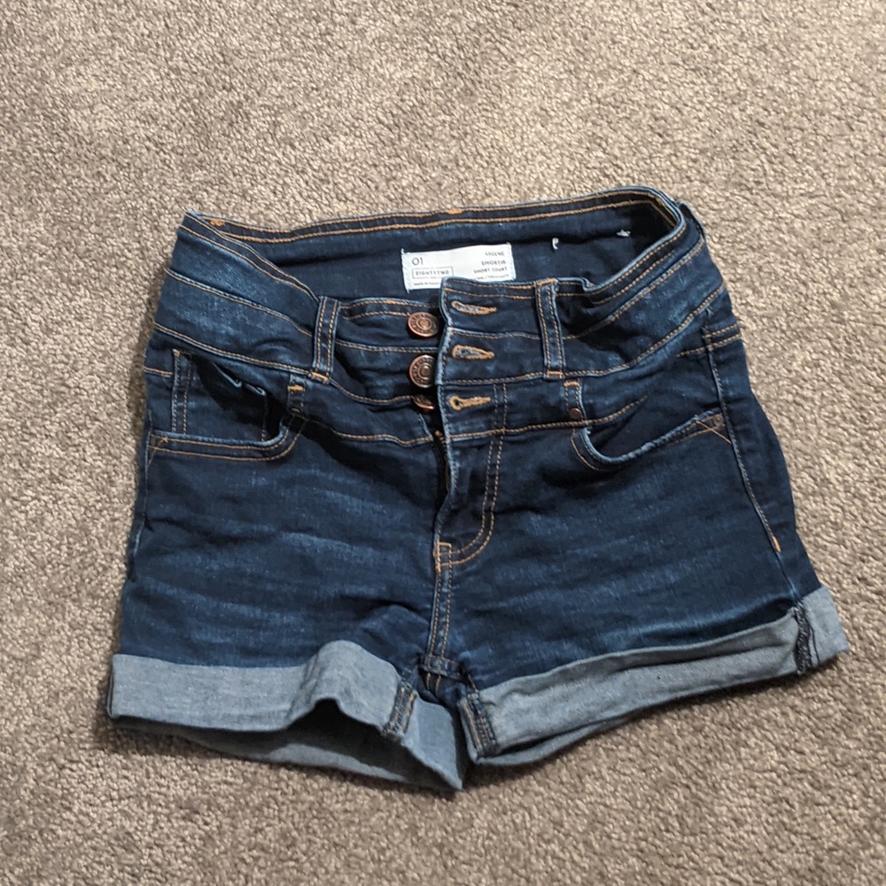 Denim jean shorts